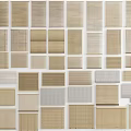 Various Window Blinds Showcasing Different Styles Materials And Color Options Collection 3d model