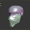 Sci-Fi Helmet Alien Helmet High Tech Helmet Game Helmet 3d model