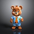 Muppet Bear Teddy Bear Toy Bear Muppet Toy Muppet Doll Doll Children's Toy 3d model