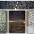 Modern Artistic Wall Decor With Textured Panels And Abstract Patterns For Interior Walls 3d model
