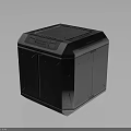 Modern Heavy Duty Hexagonal Gray Equipment Box With Grille Top And Structured Exterior Design
