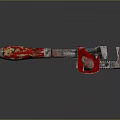 Industrial Red Adjustable Wrench Tool With Metal Body And Textured Handle