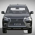 Black Lexus SUV With UK Plate Modern Exterior Design And Sleek Body