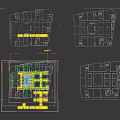 Shopping Mall Lobby With Glass Elevator Staircases And Modern Lighting Design