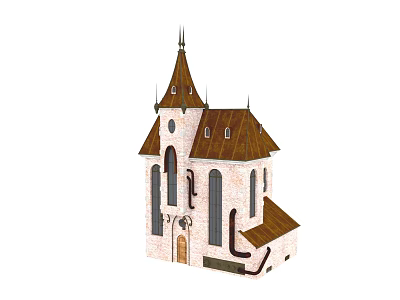 Industrial LOFT Villa Steampunk 3d model