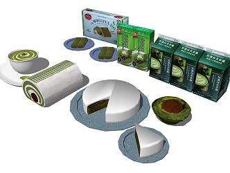 Modern Food Matcha 3d model