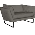 Casual Sofa Single Sofa 3d model