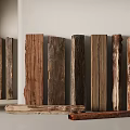 Natural Stone and Wood Planks Showcasing Diverse Textures and Hues