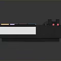M-Audio MIDI Controller Keyboard With Colorful Buttons Knobs And Black White Keys