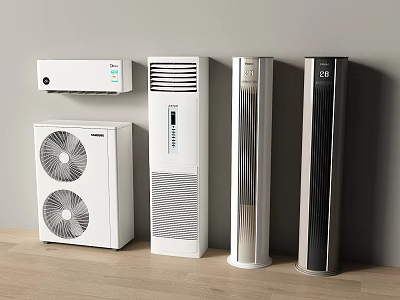 Modern air conditioner vertical air conditioner air conditioner external air conditioner hanging machine wall-mounted air conditioner cabinet machine 3d model