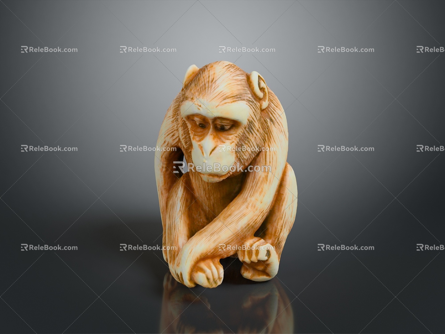 Monkey Monkey Cartoon Monkey Anime Monkey Stylized Monkey Fantasy Style Monkey Toy 3d model