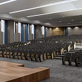 Modern Classroom School Ladder Classroom Multi-function Classroom Large Classroom Multimedia Classroom 3d model