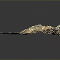 3D Terrain Model Showcasing Detailed Topographic Features And Varied Landscape Textures