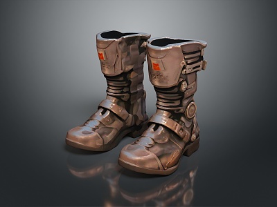 Sci-fi Shoes Sci-fi Items Shoes Roller Skates Punk Shoes 3d model