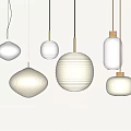 Modern chandelier combination 3d model
