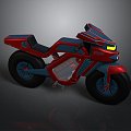 Motorcycle Two-wheeled Motorcycle Cross-country Motorcycle Road Race Motorcycle Motor Vehicle Transport 3d model