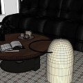 Coffee table combination 3d model