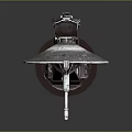 Decorative Metal Death Star Model With Circular Structure Detailed Design And Base Stand