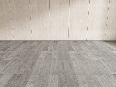 Gray hand-scratched wood floor 3d model