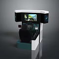 Computer Based Driving Simulator With Steering Wheel Multiple Screens And Comfortable Seat