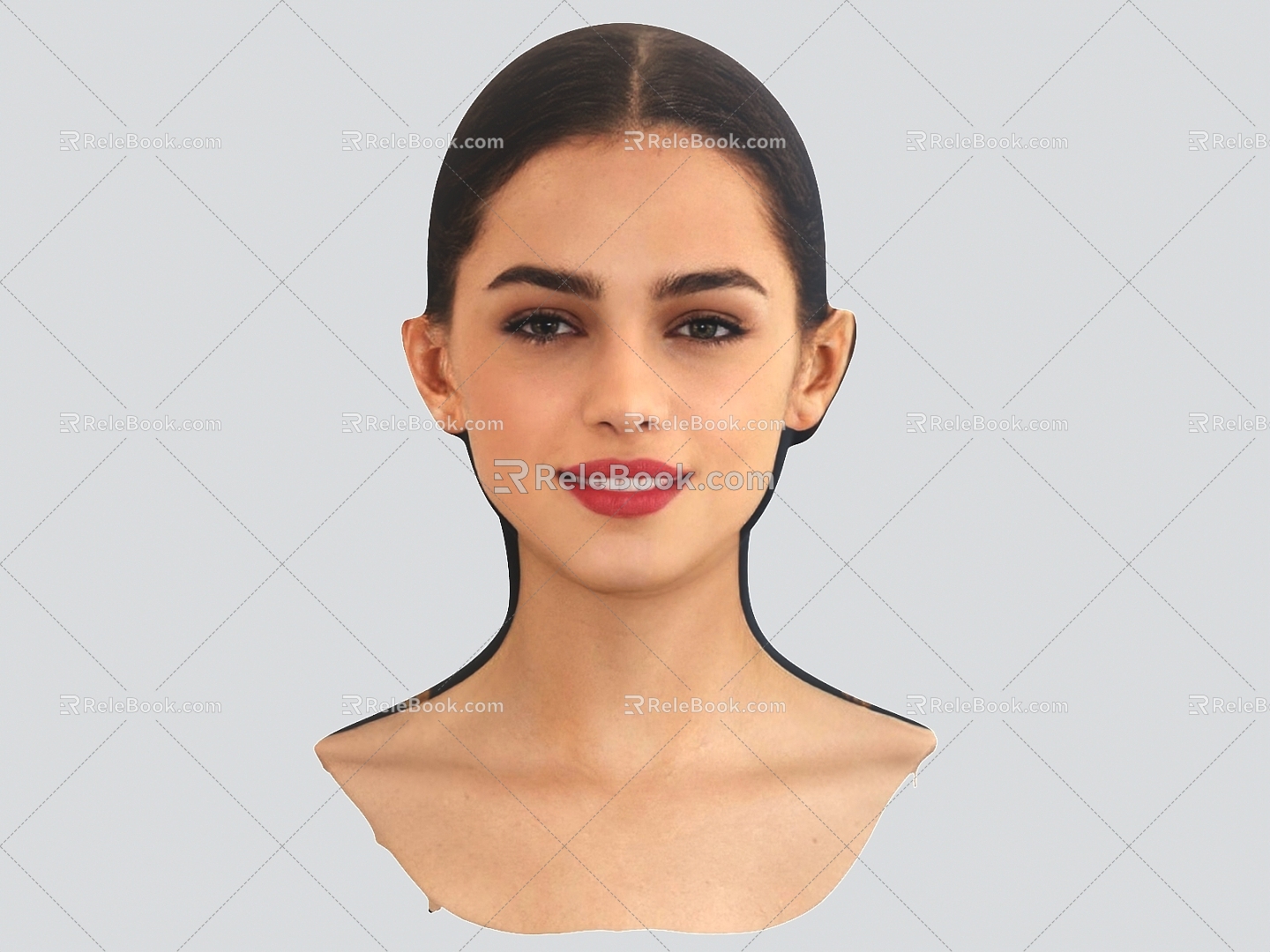 Head Portrait Bust Head Beauty 3d model