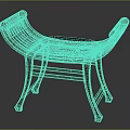 Classic Wooden Leisure Chair With Curved Armrests Black Cushion And Sturdy Legs Design