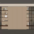 Modern Bookcase Bookshelf Storage Rack Books Full Wall Bookcase 3d model