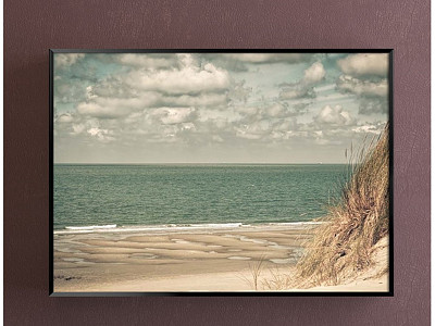 Modern Landscape Painting Brown Restaurant Ocean Decorative Painting model