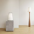 Modern lighting combination floor lamp table lamp 3d model