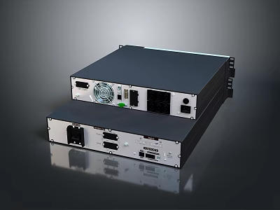 Power Amplifier Power Amplifier DVD Player Antique DVD Player Classical 3d model