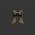 Professional Commercial Binoculars With Khaki Black Body And Large Objective Lenses