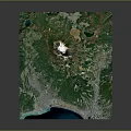 Stunning Mountainous Terrain Landscape With Lush Green Vegetation And Coastal Waters