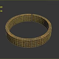 Golden Carved Bracelet with Exquisite Patterns Open Design Vintage Jewelry Piece