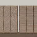 Modern Bamboo Fence Partition 3d model