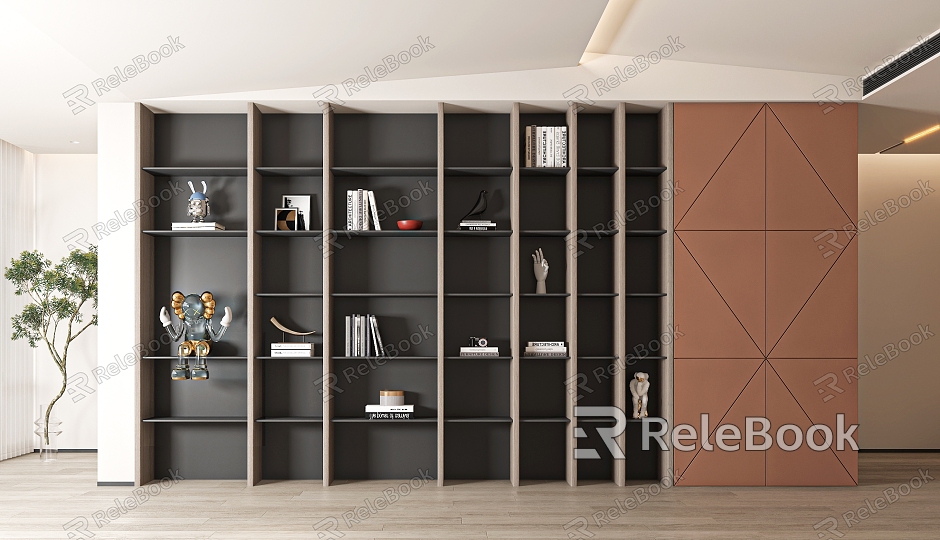 Modern Decorative Cabinet Decorative Cabinet Bookcase model