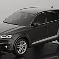 Modern Black SUV With Luxury Design Alloy Wheels And Front Grille