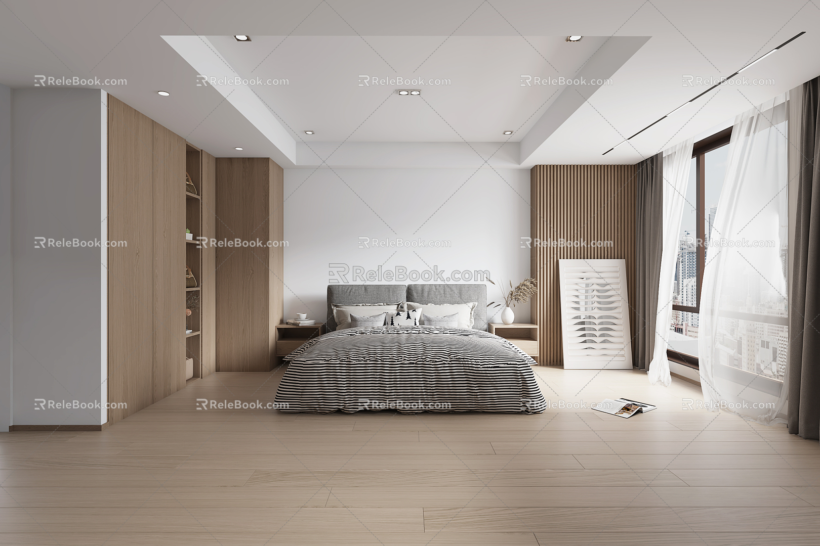 Modern Bedroom Home Bedroom 3d model