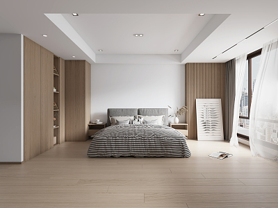 Modern Bedroom Home Bedroom 3d model