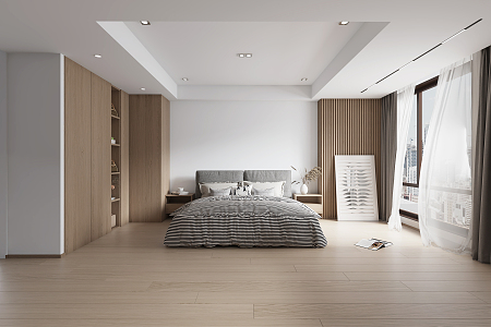 Modern Bedroom Home Bedroom 3d model