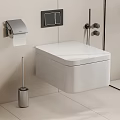 Smart toilet 3d model