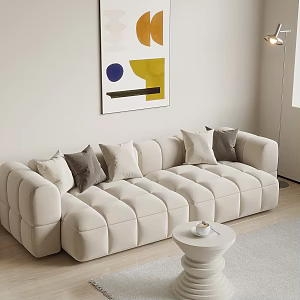 Double sofa 3d model