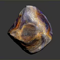 Unique Vibrant Colorful Striped Natural Stone For Home Decor Accent