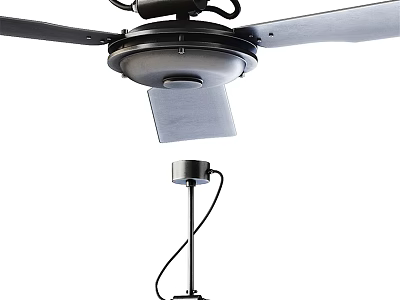 Modern Air Conditioner Fan With Efficient Cooling And Sleek Design Features 3d model
