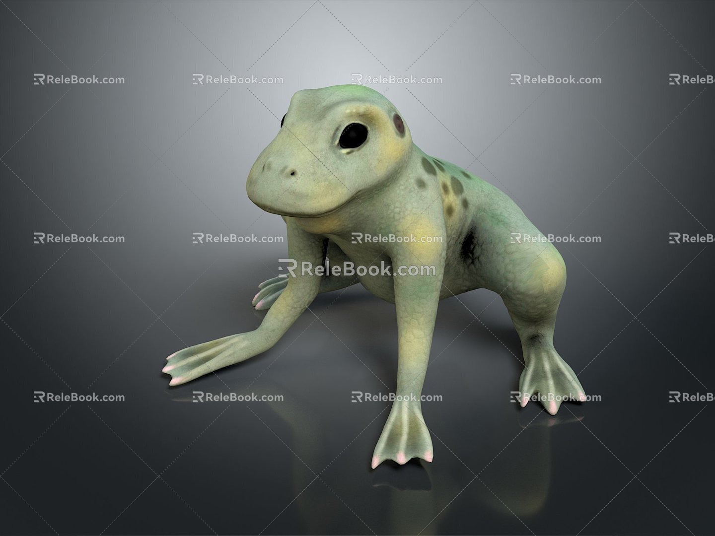 Frog Frog Frog Poison Frog Game Frog Reptile Cold Blooded Animal Reptile Reptile 3d model