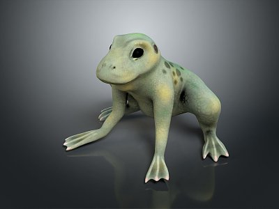 Frog Poison Frog Game Frog Reptile Cold Blooded Animal Reptile 3d model