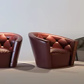 Modern single sofa 3d model