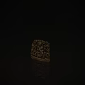 Buddhist Stone Sculpture Carving With Central Buddha And Surrounding Figures