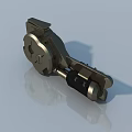Smart Machine Precision Mechanical Lock Component With Key And Gear Structure