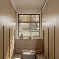 Modern cloakroom without title 3d model