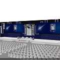2023 Silk Road International Forum Conference Venue With Stage Large Screens And Audience Seats